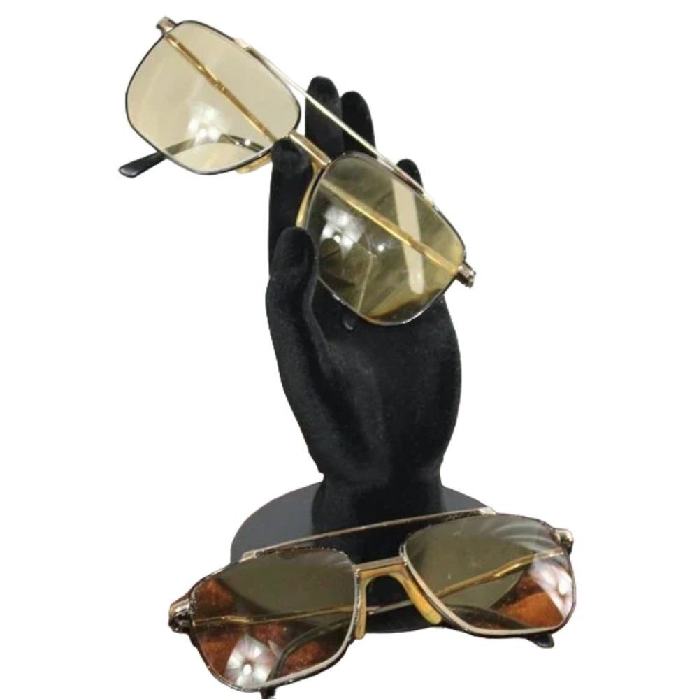 Giorgio Retro Gold & Black Tone Prescription Glasses Vintage Two Pair Lot - Picture 5 of 7